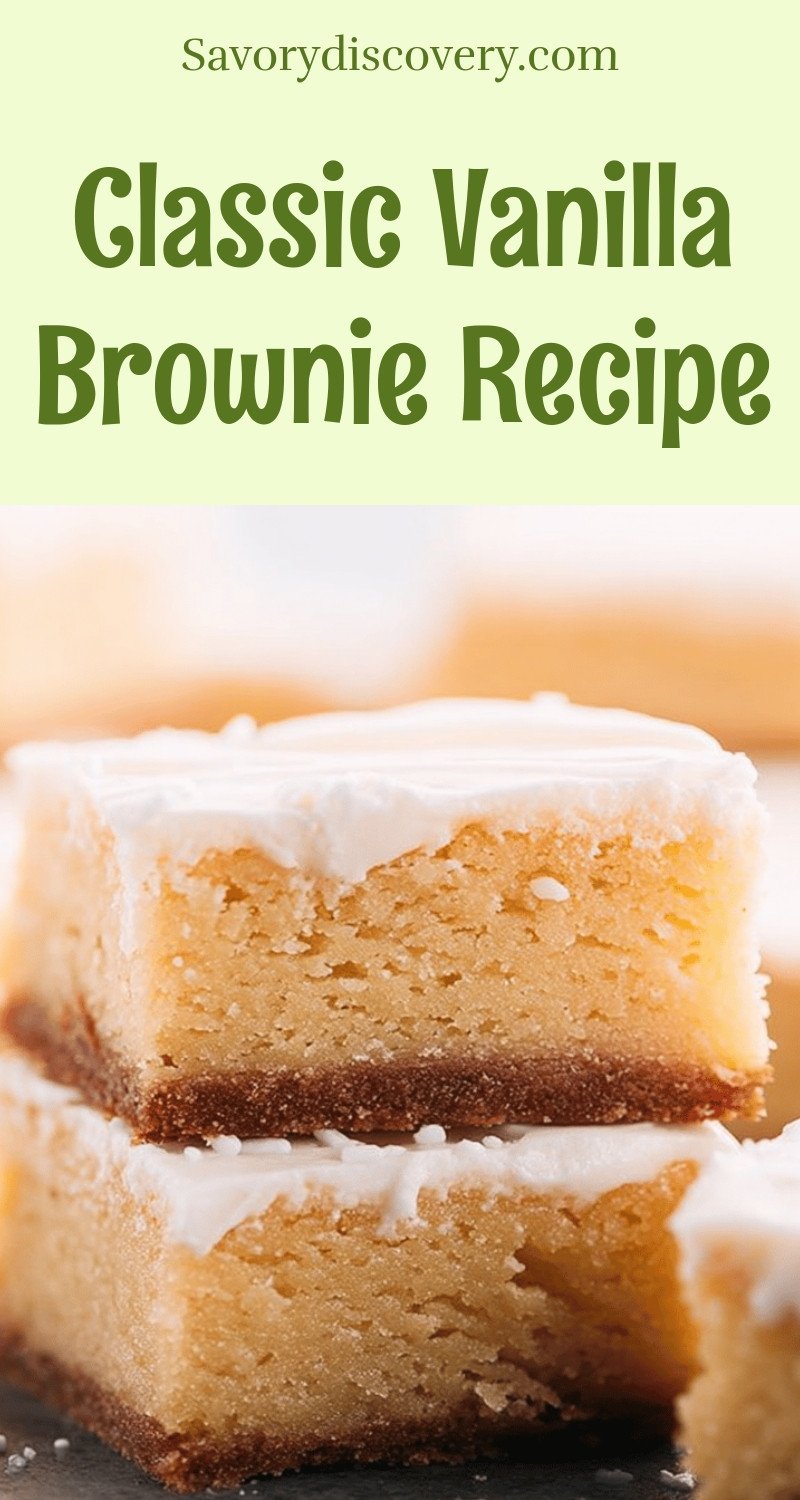 Classic Vanilla Brownie Recipe