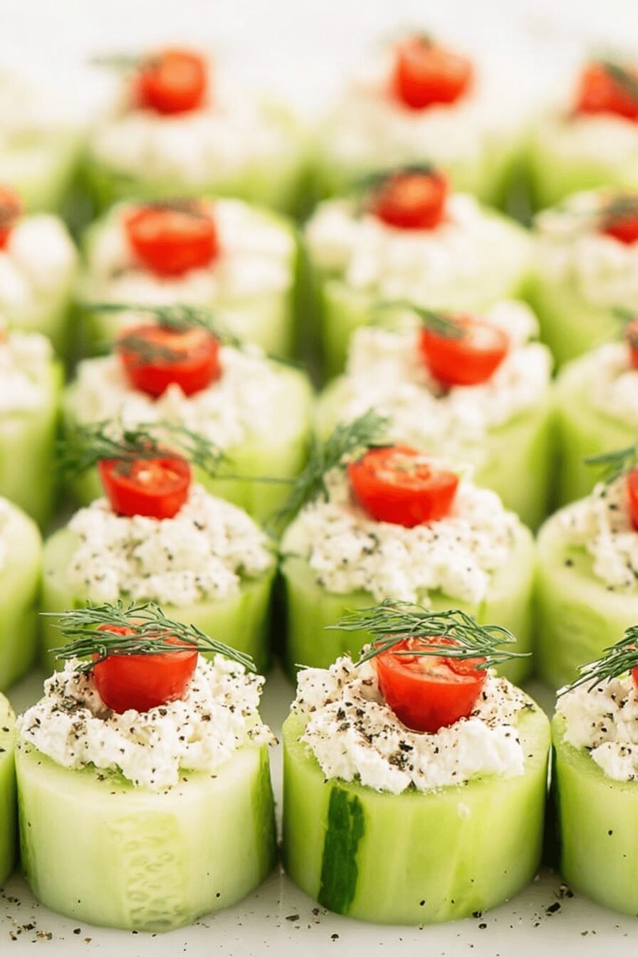 Cucumber Bites for a Refreshing Snack