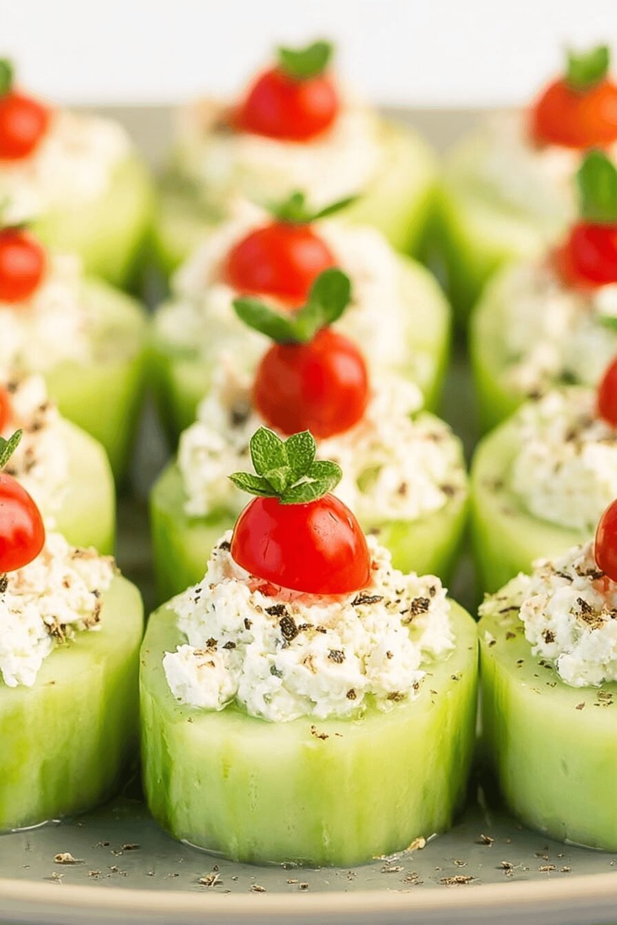 Cucumber Bites for a Refreshing Snack