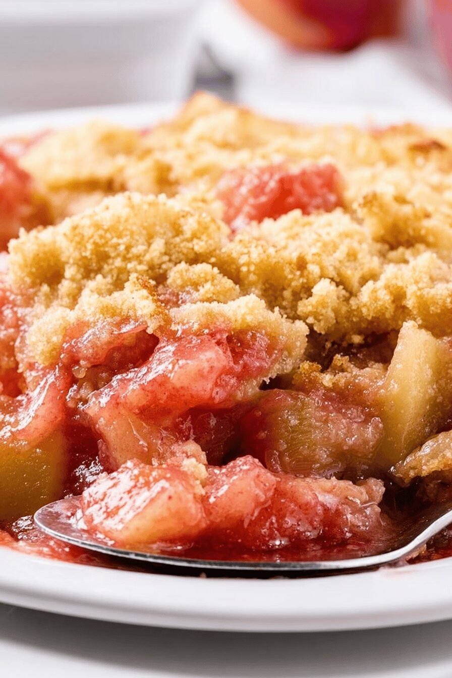 Easy Rhubarb Dump Cake Recipe for a Sweet Tangy Dessert