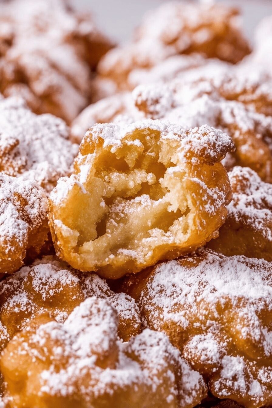 Golden Crispy Funnel Cake Bites Recipe