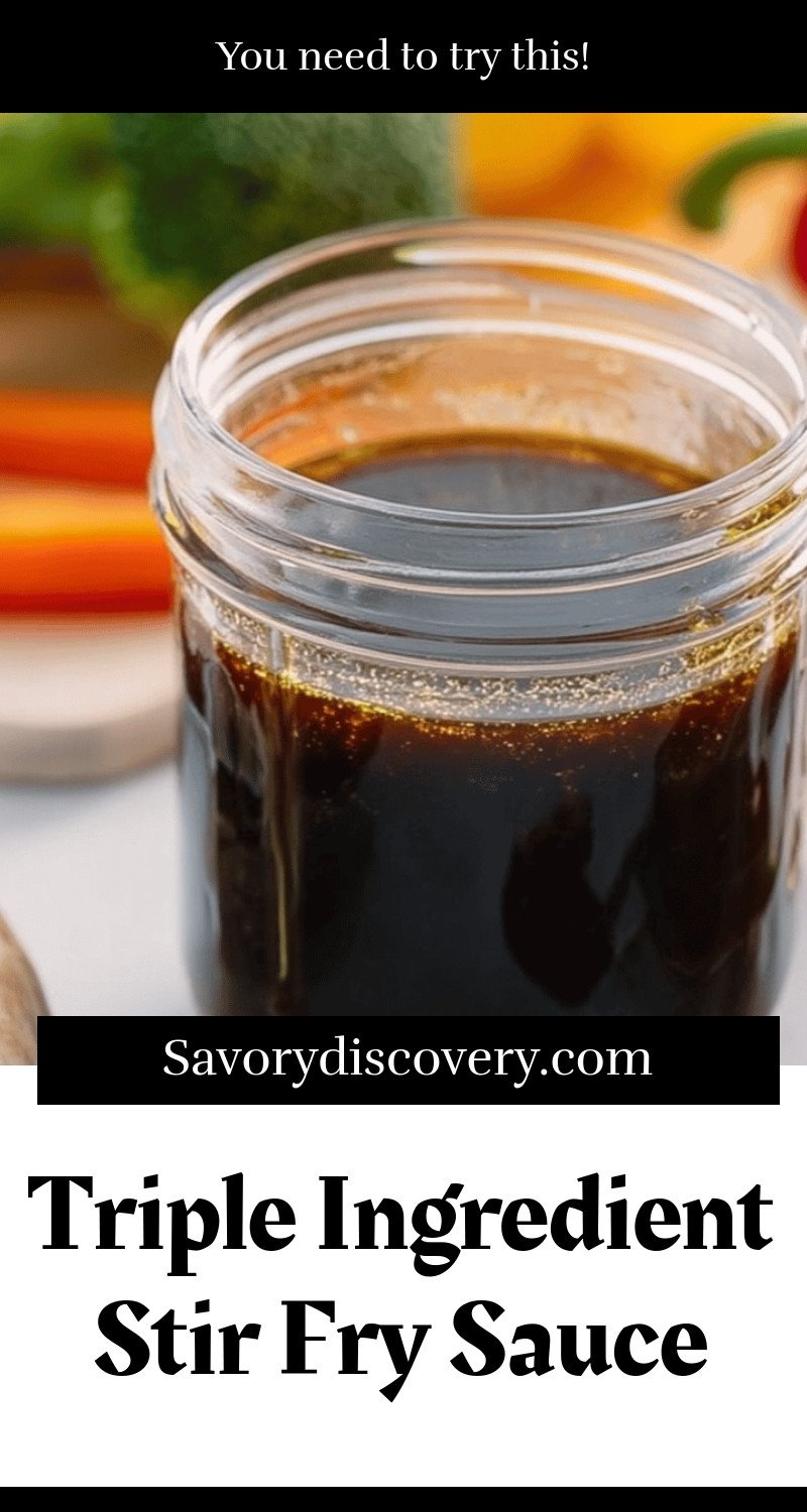 Triple Ingredient Stir Fry Sauce