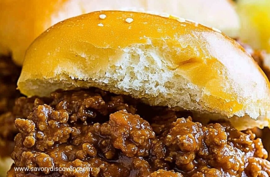 Easy Mini Sloppy Joe Sandwiches