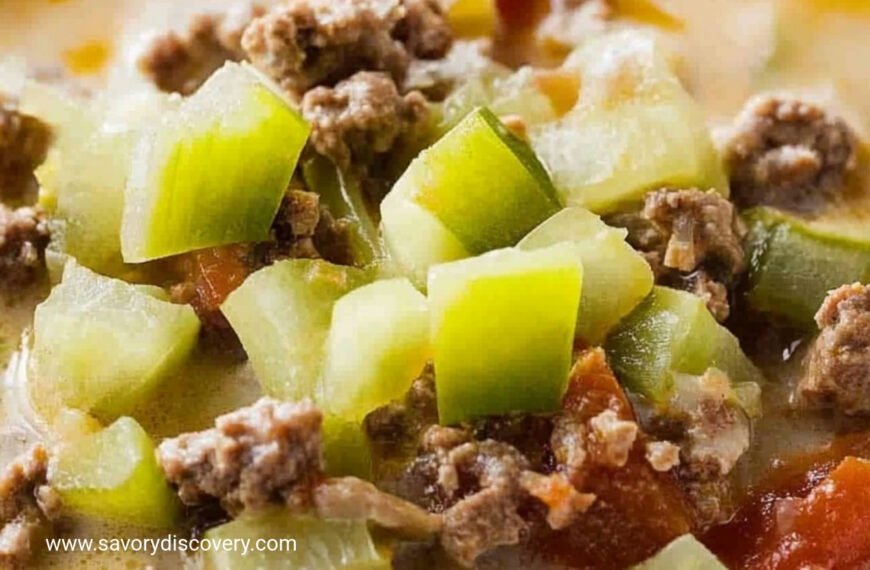 Hearty Cheeseburger Soup Recipe