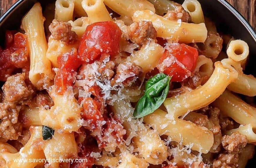 Italian Sausage Tomato Basil Pasta Recipe