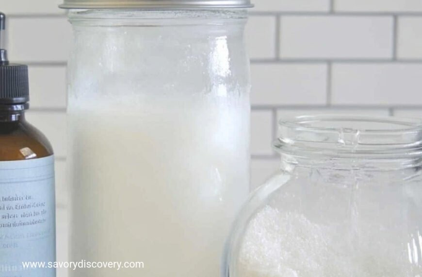 Natural DIY Scrub for Bathroom Cleaning