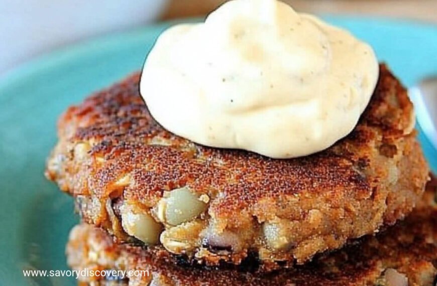 Spicy Black-Eyed Pea Cakes Creole Mayo