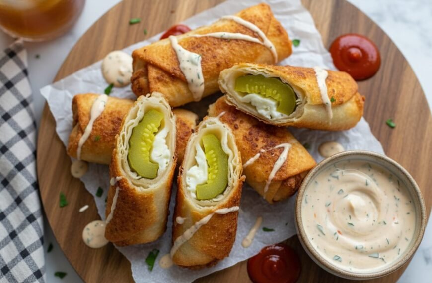 Air Fryer Pickle Egg Rolls Recipe