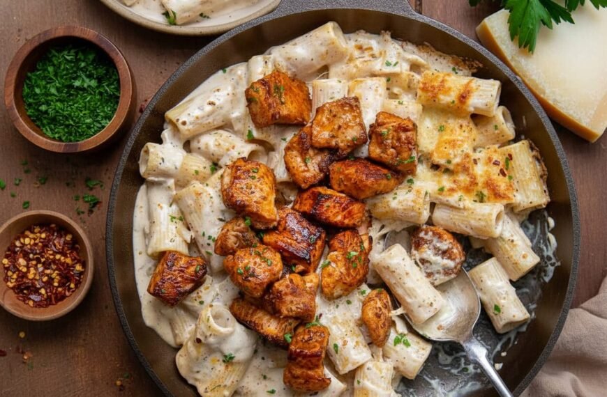 Cajun Salmon Rigatoni Pasta Recipe