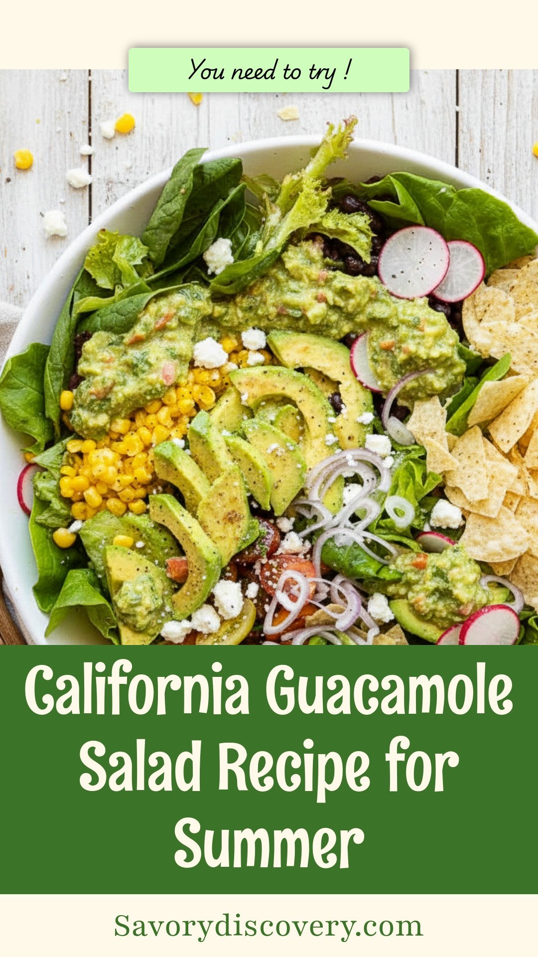 California Guacamole Salad Recipe for Summer