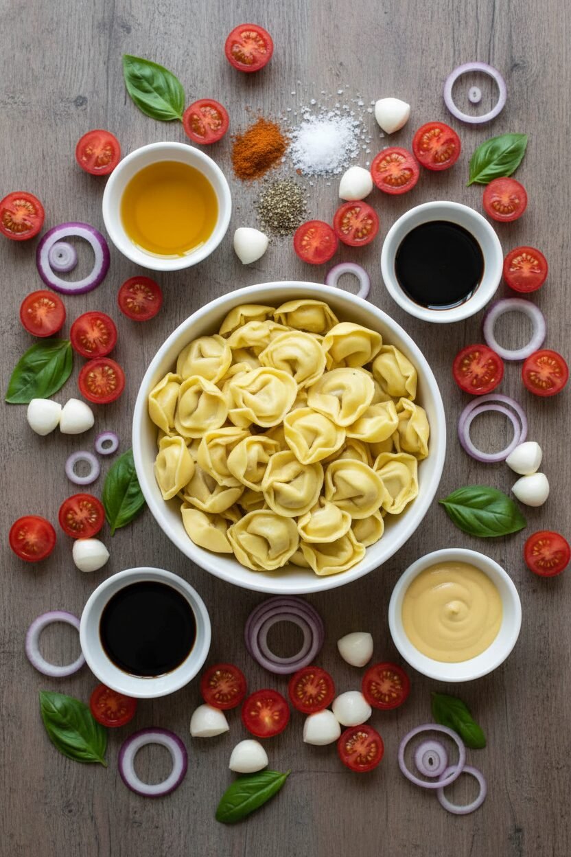 Caprese Tortellini Pasta Salad Recipe