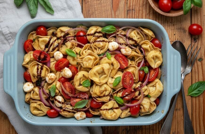 Caprese Tortellini Pasta Salad Recipe