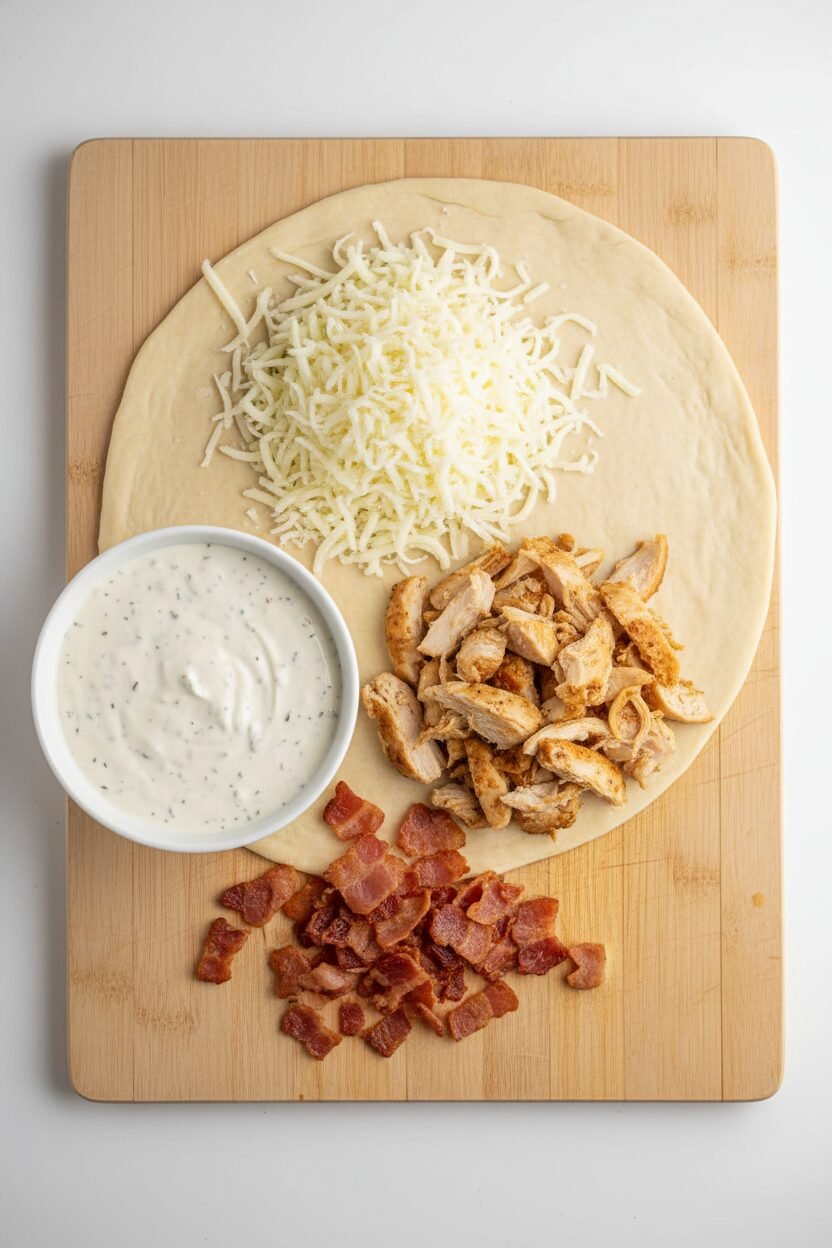 Chicken Bacon Ranch Stromboli Recipe