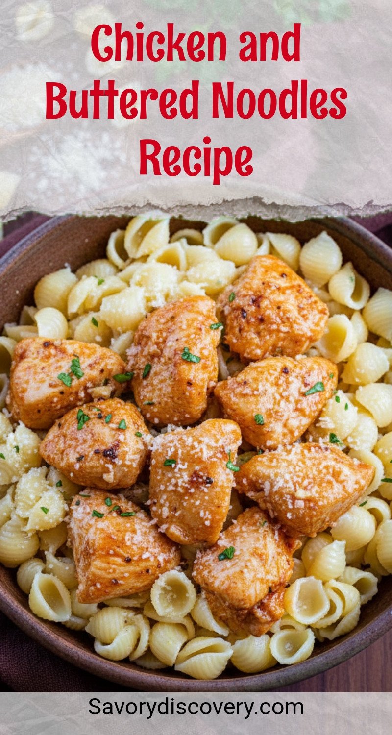 Chicken and Buttered Noodles Recipe