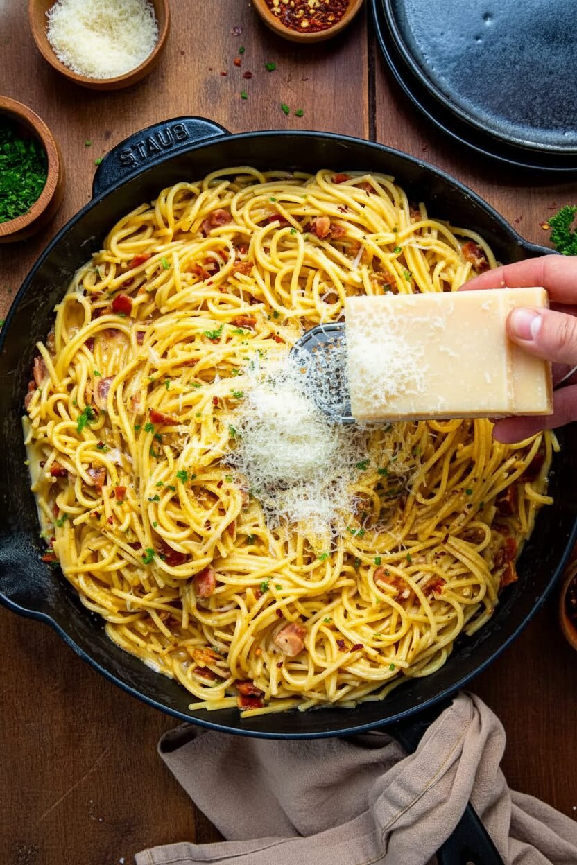 Chipotle Bacon Carbonara Recipe