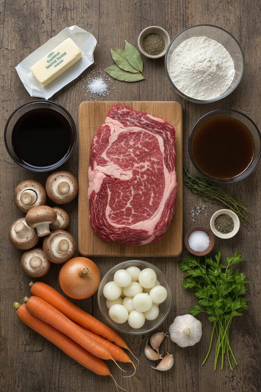 Classic French Beef Bourguignon Recipe