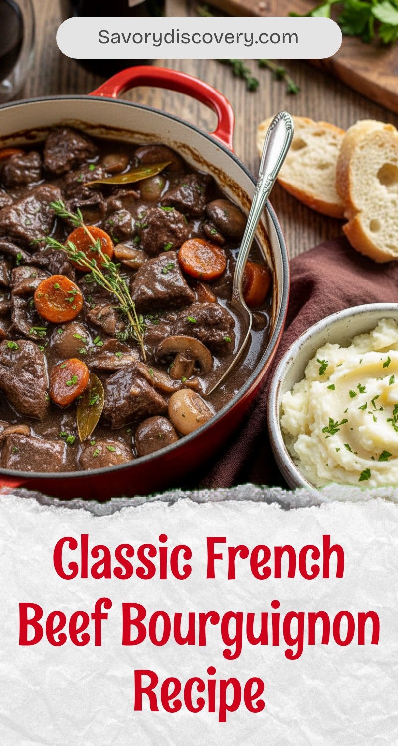 Classic French Beef Bourguignon Recipe