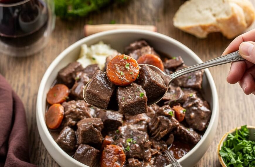 Classic French Beef Bourguignon Recipe