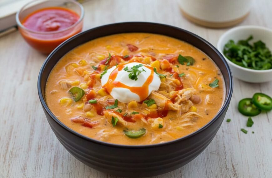 Creamy Buffalo Chicken Soup Recipe