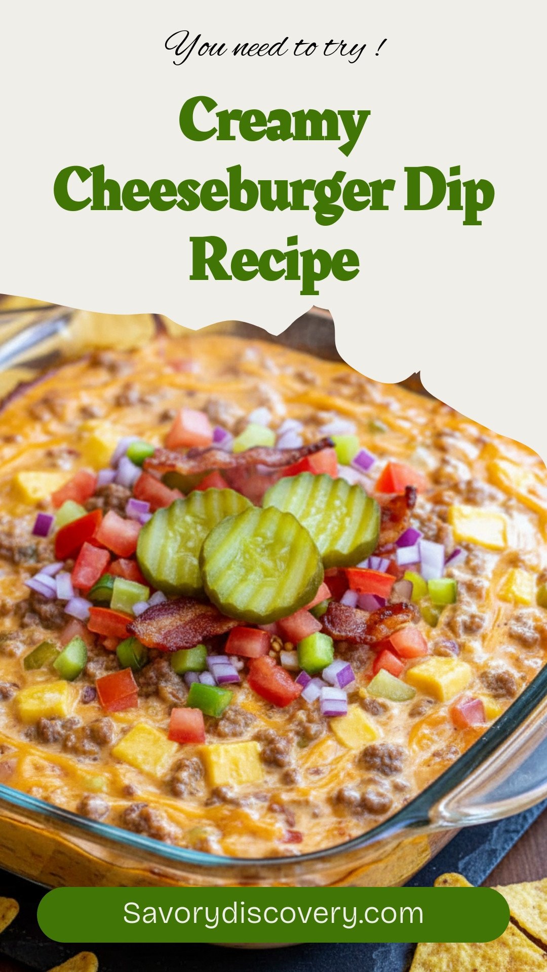 Creamy Cheeseburger Dip Recipe