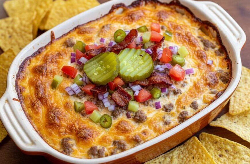 Creamy Cheeseburger Dip Recipe