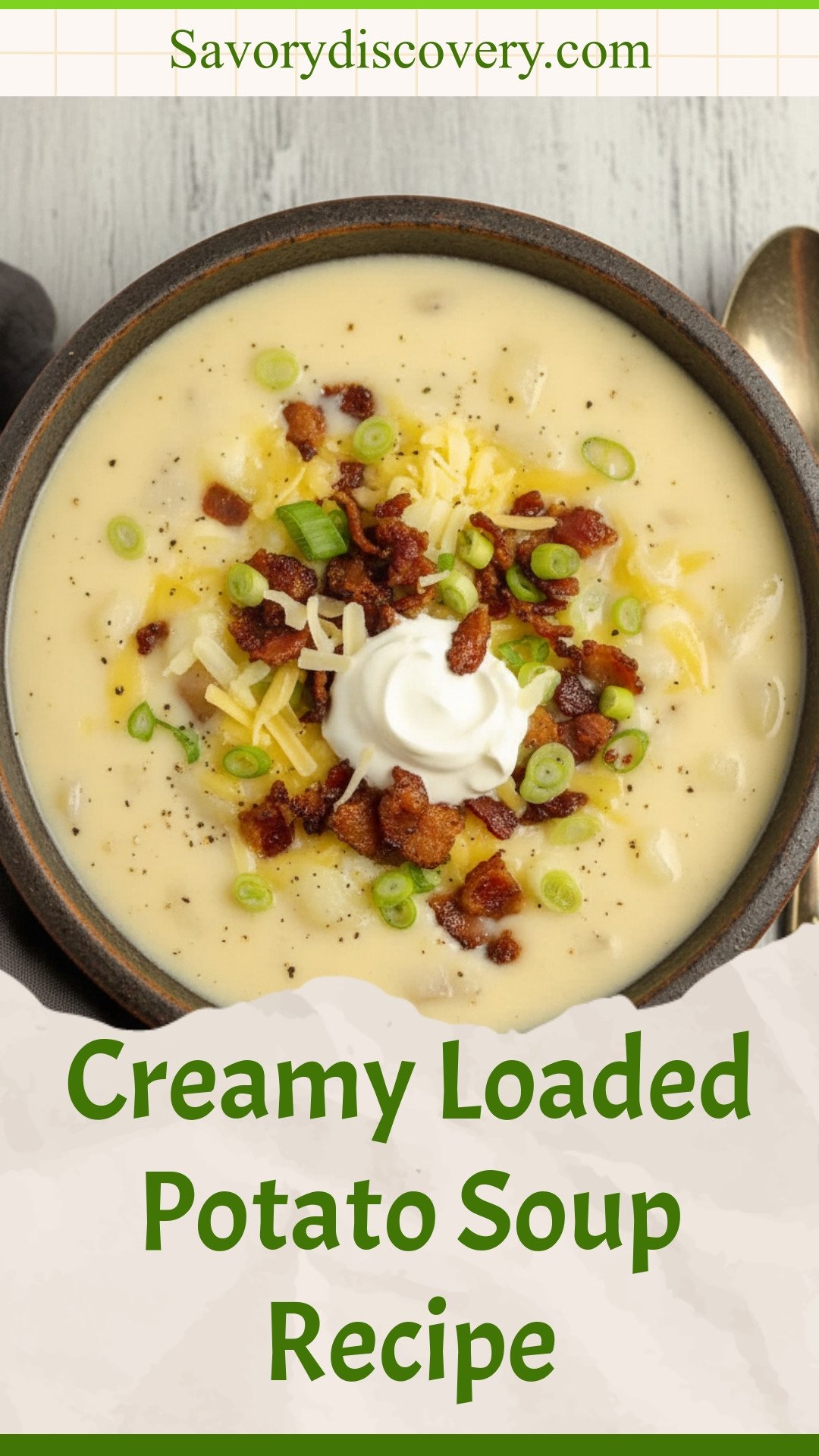 Creamy Loaded Potato Soup Recipe