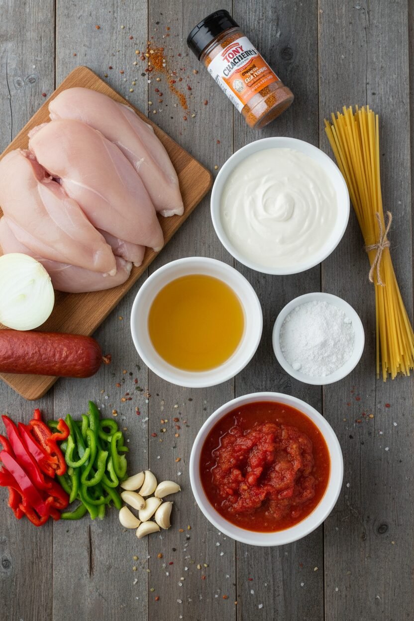Creamy One Pot Jambalaya Pasta Recipe