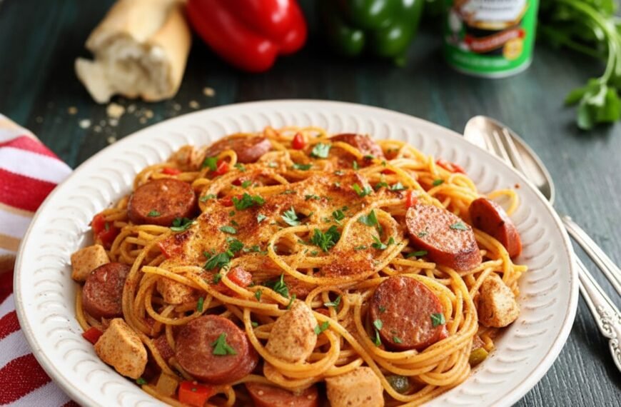 Creamy One Pot Jambalaya Pasta Recipe