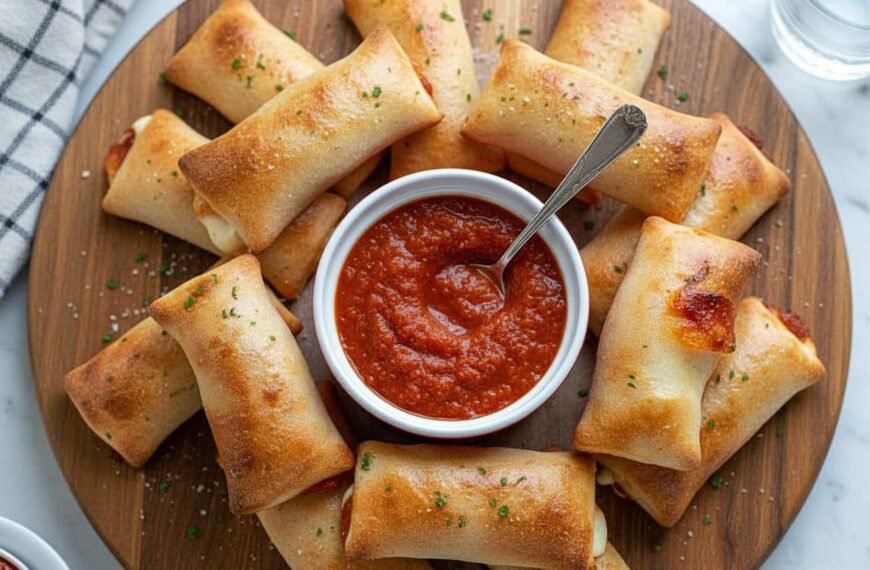 Crispy Air Fryer Pizza Rolls Recipe