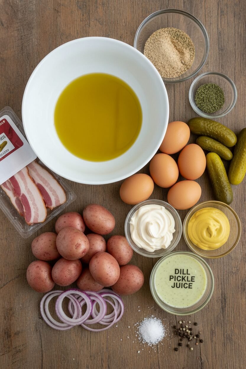 Dill Pickle Roasted Potato Salad Recipe