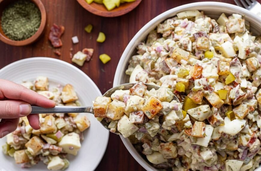 Dill Pickle Roasted Potato Salad Recipe