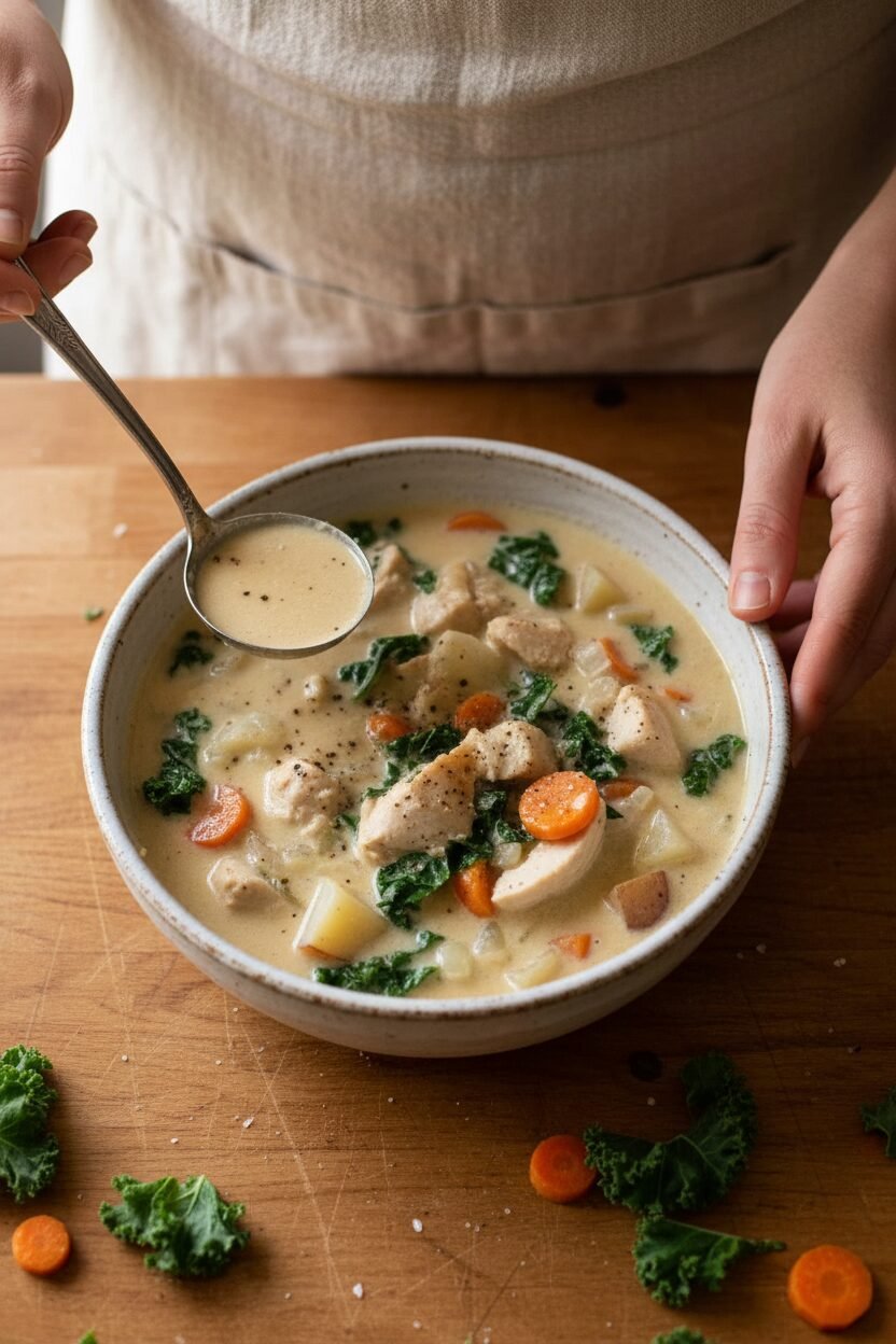 Easy Chicken Kale Soup Recipe