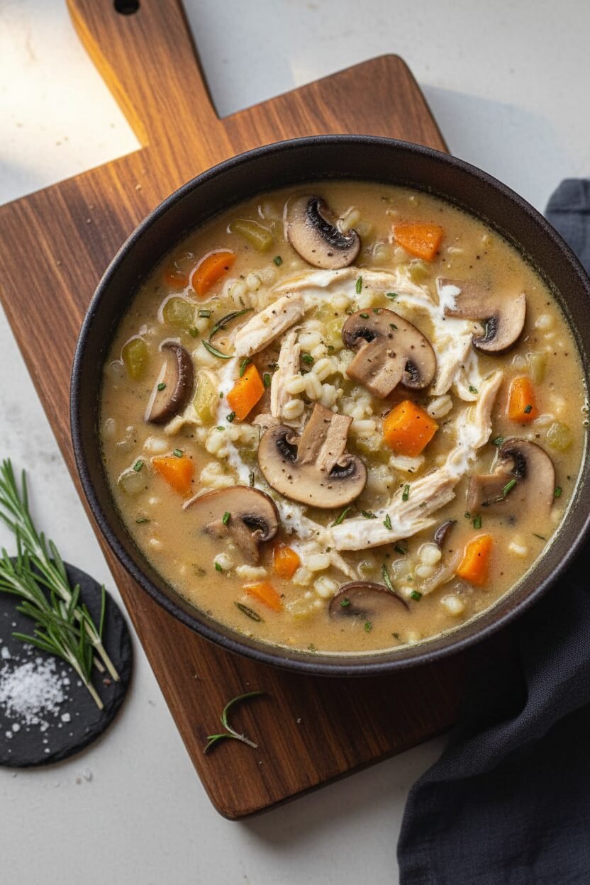 Easy Chicken Marsala Soup Recipe