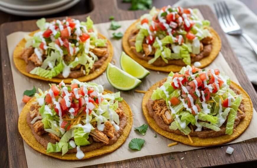 Easy Chicken Tostada Recipe for Dinner