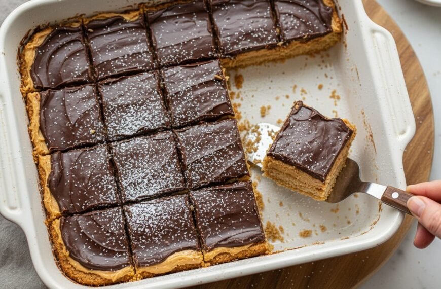 Easy Chocolate Peanut Butter Bars Recipe