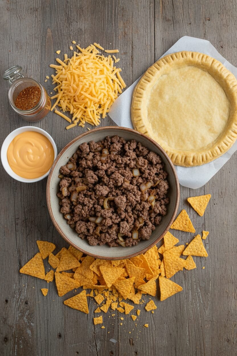 Easy Dorito Taco Pie Recipe