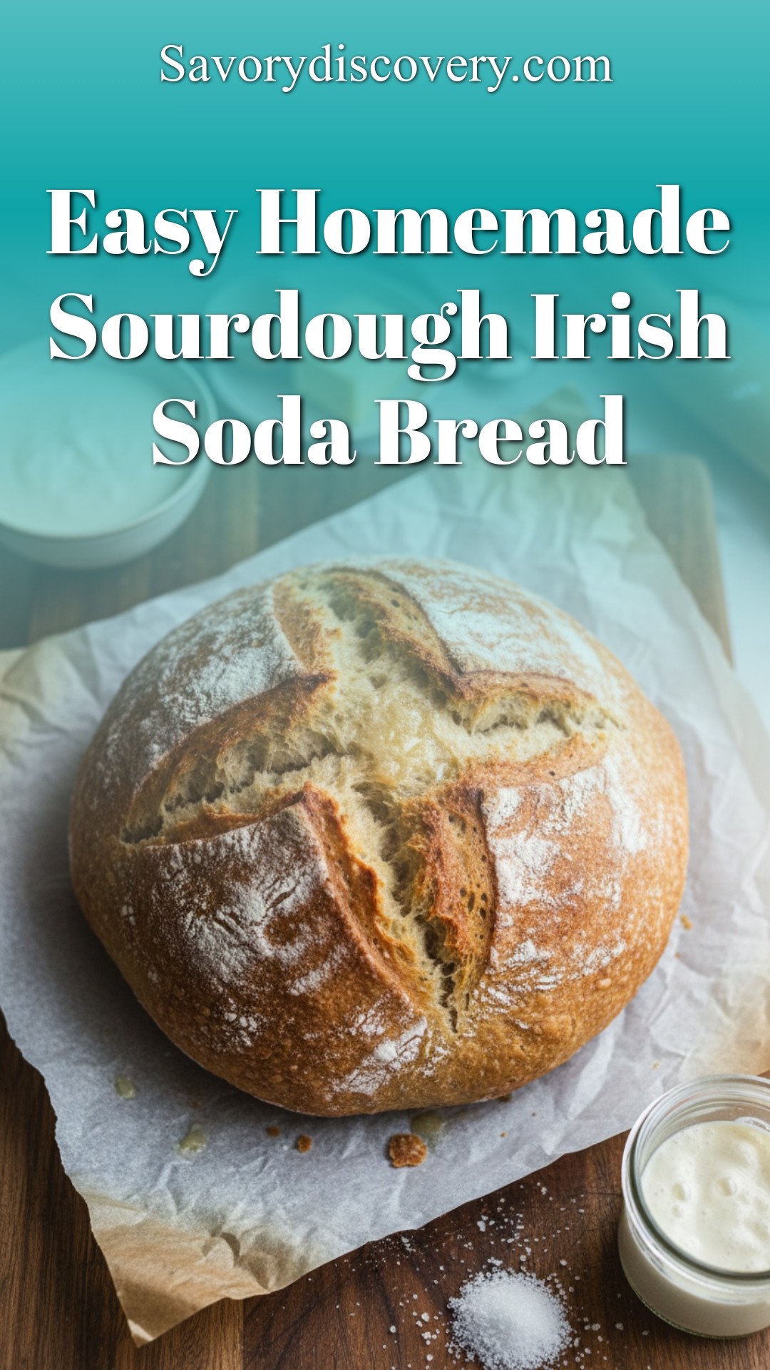 Easy Homemade Sourdough Irish Soda Bread