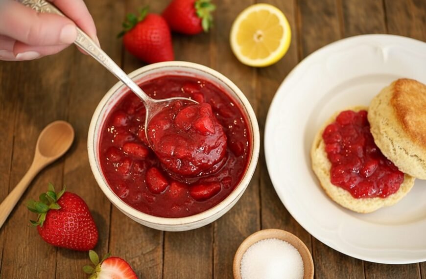 Easy Homemade Strawberry Sauce Recipe