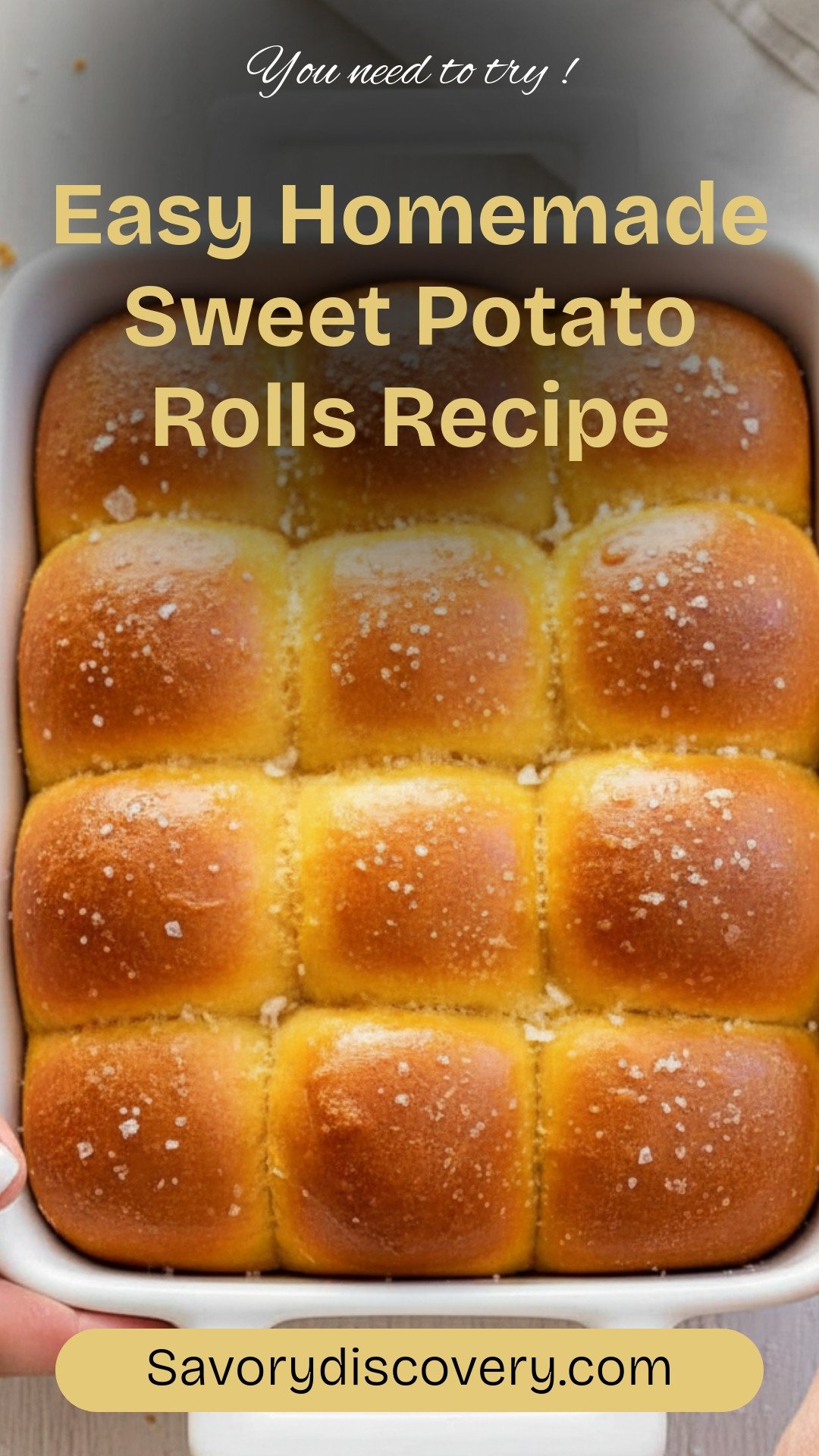 Easy Homemade Sweet Potato Rolls Recipe