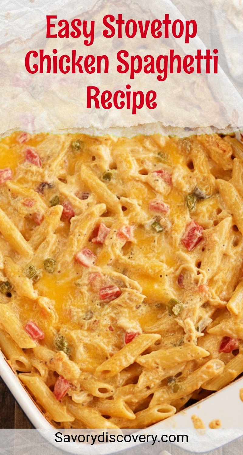 Easy Stovetop Chicken Spaghetti Recipe