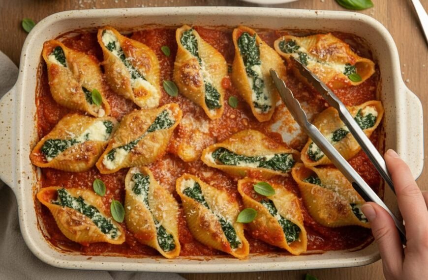 Easy Stuffed Shells With Ricotta Cheese Recipe