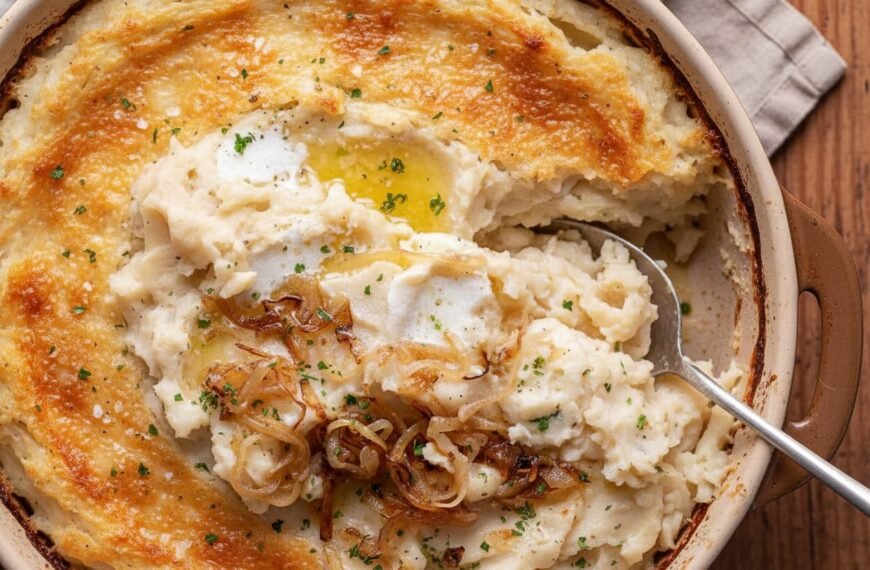 French Onion Mashed Potatoes Recipe