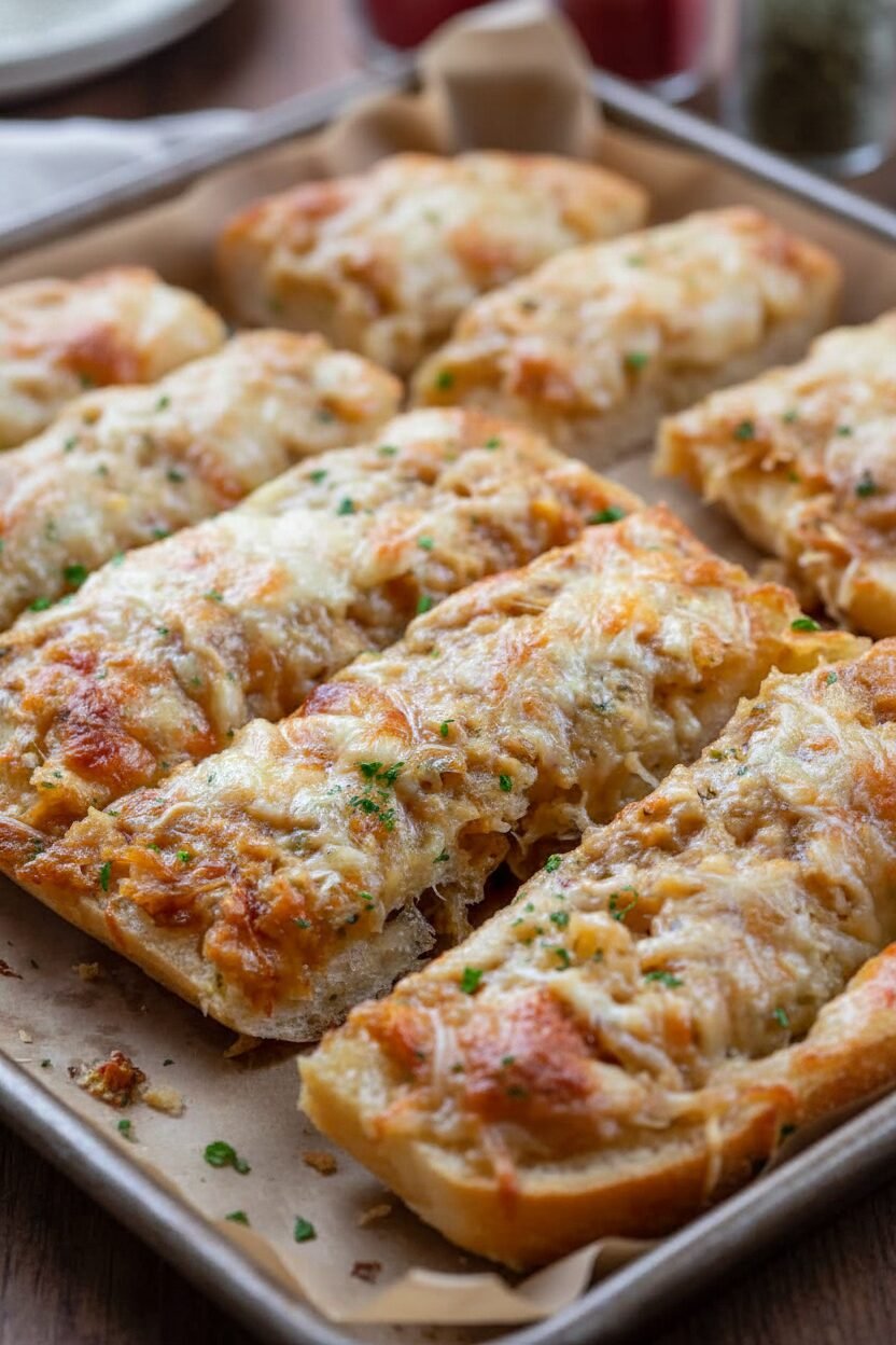 French Onion and Garlic Bread Recipe
