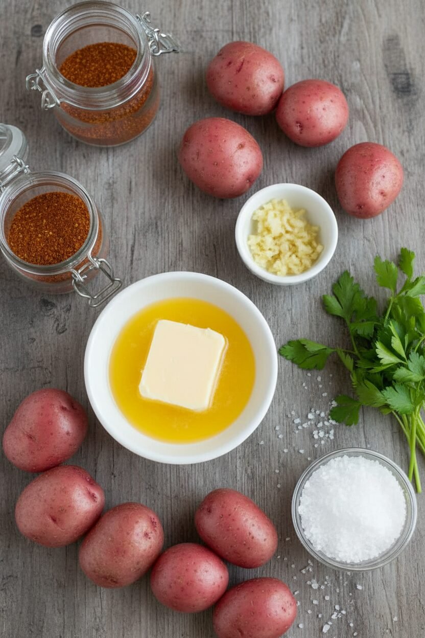 Garlic Cajun Smashed Potatoes Recipe