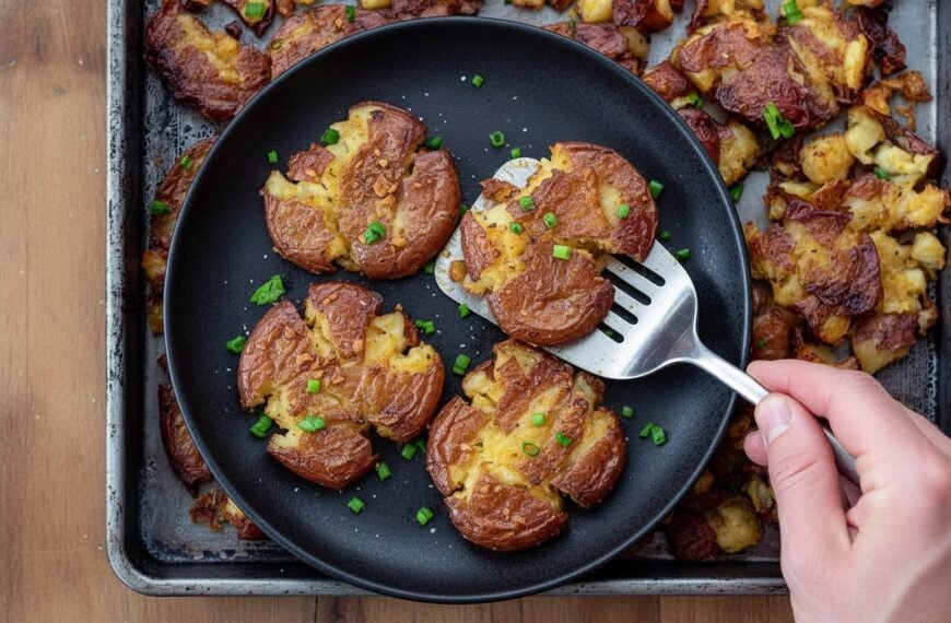 Garlic Cajun Smashed Potatoes Recipe