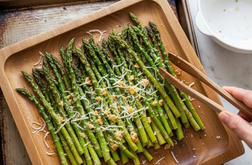 Garlic Parmesan Roasted Asparagus Recipe
