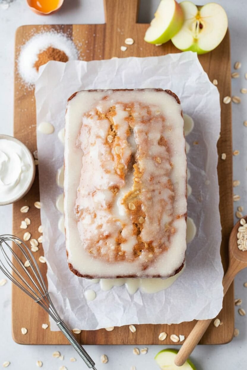 Glazed Apple Cinnamon Bread Recipe