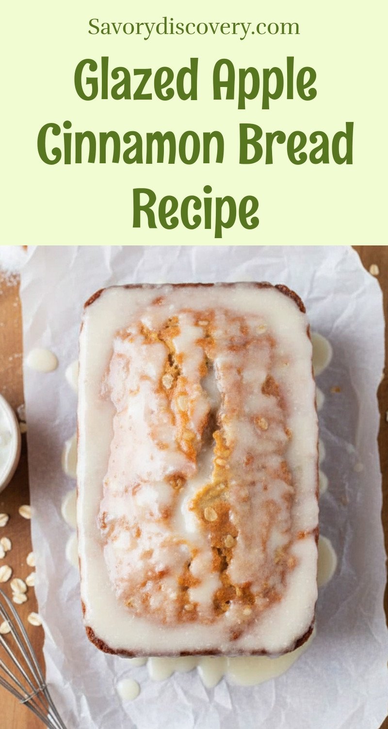 Glazed Apple Cinnamon Bread Recipe