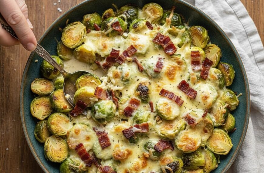 Gruyere Roasted Brussels Sprouts Recipe