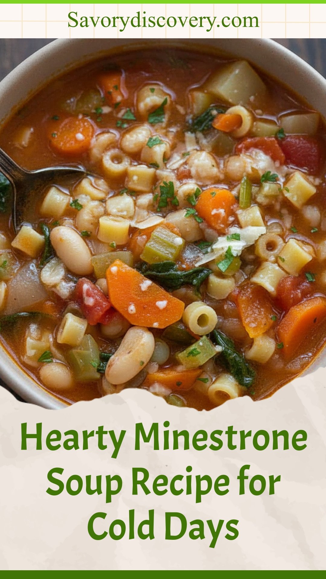 Hearty Minestrone Soup Recipe for Cold Days